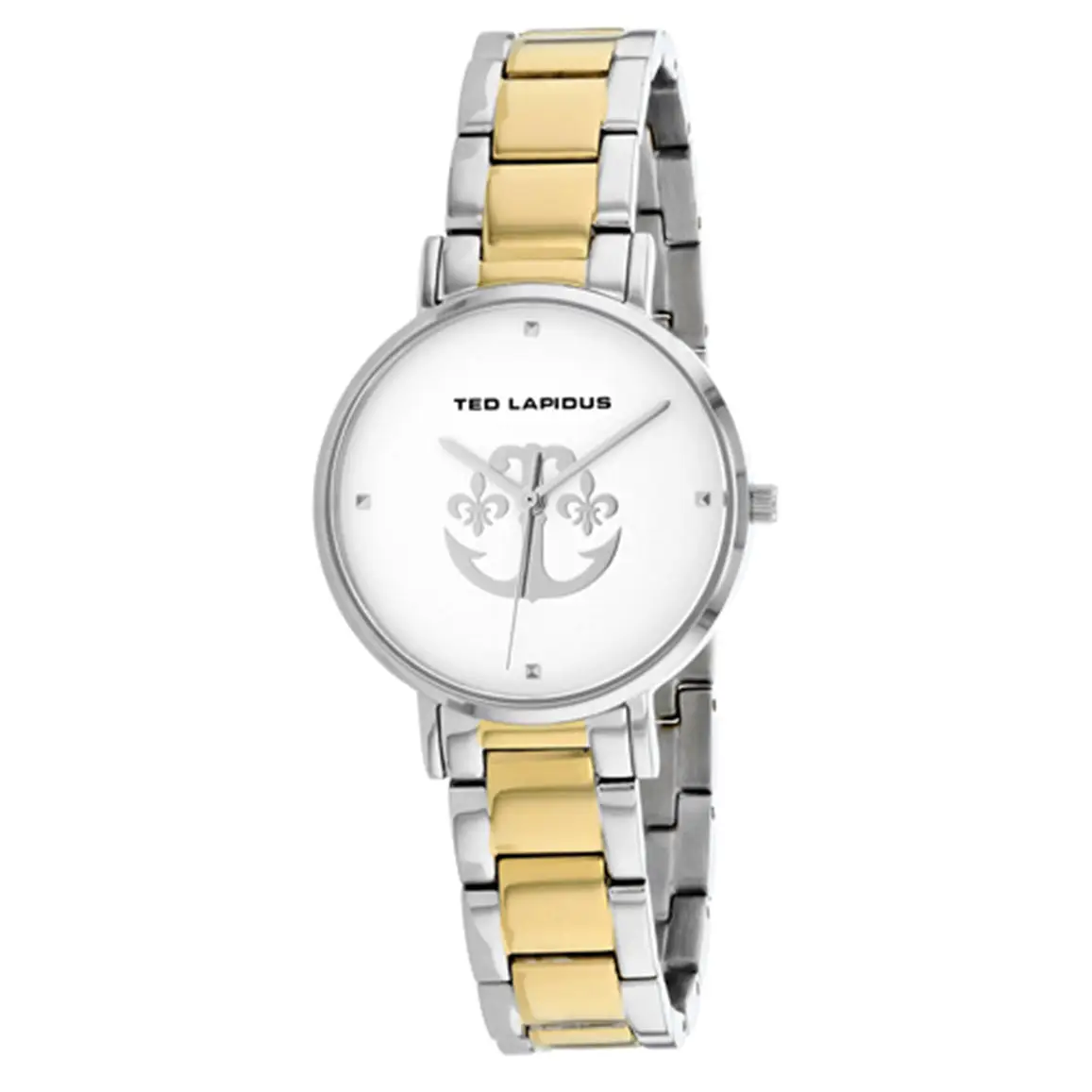 Ted Lapidus Women’s Classic Quartz Two Tone Stainless Steel