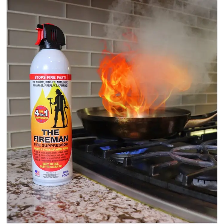 The Fireman Fire Extinguisher Spray: UL Approved Home Use 18
