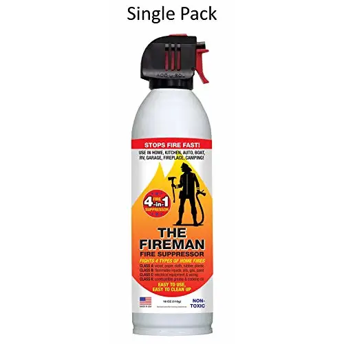 The Fireman Fire Extinguisher Suppressant Spray: UL Approved
