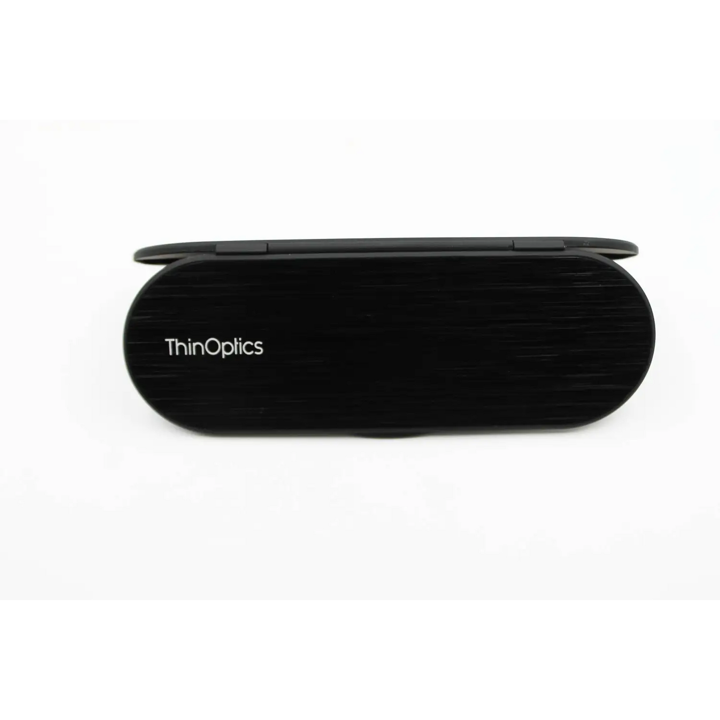 ThinOptics +1.00 Black Brooklyn Reading Glasses Milano Case