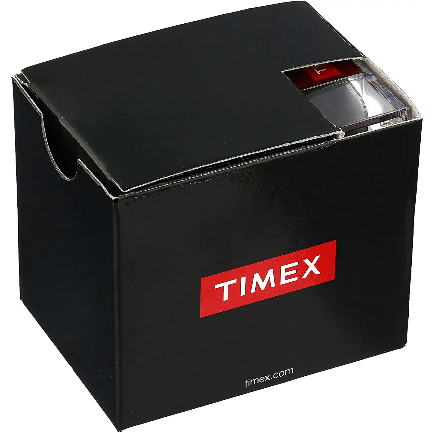 Timex Women’s Classic Quartz Silver Tone Brass/Black Leather