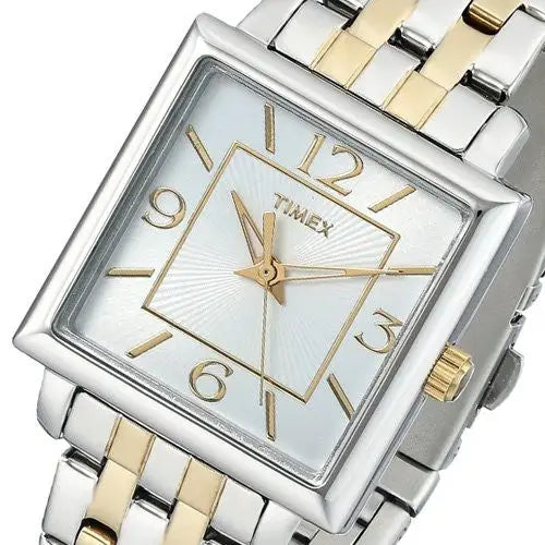 Timex Women’s Elevated Classics Quartz Two Toned Stainless