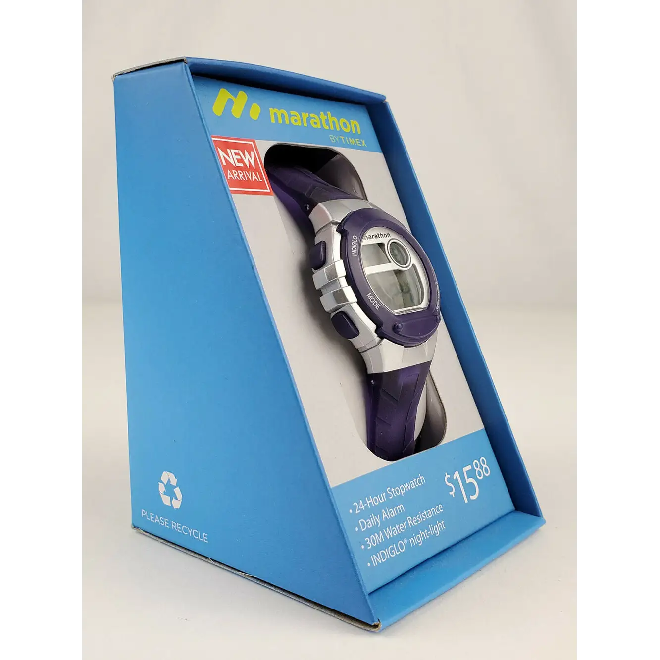 Timex Women’s Marathon Digital Quartz Purple Resin Watch