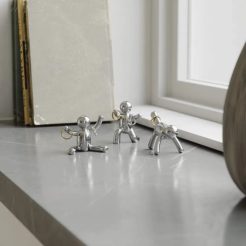 Umbra Buddy Ring Holders Set of Three Chrome - Misc