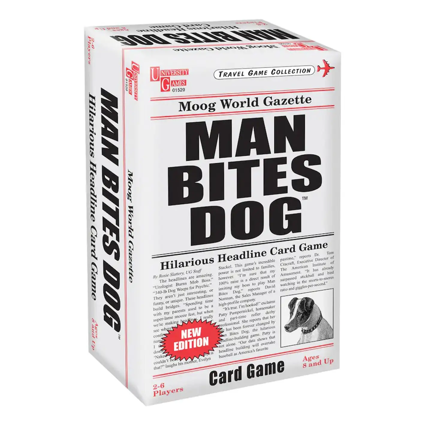 University Game Man Bites Dog Party Card Game 01520 (8 Years