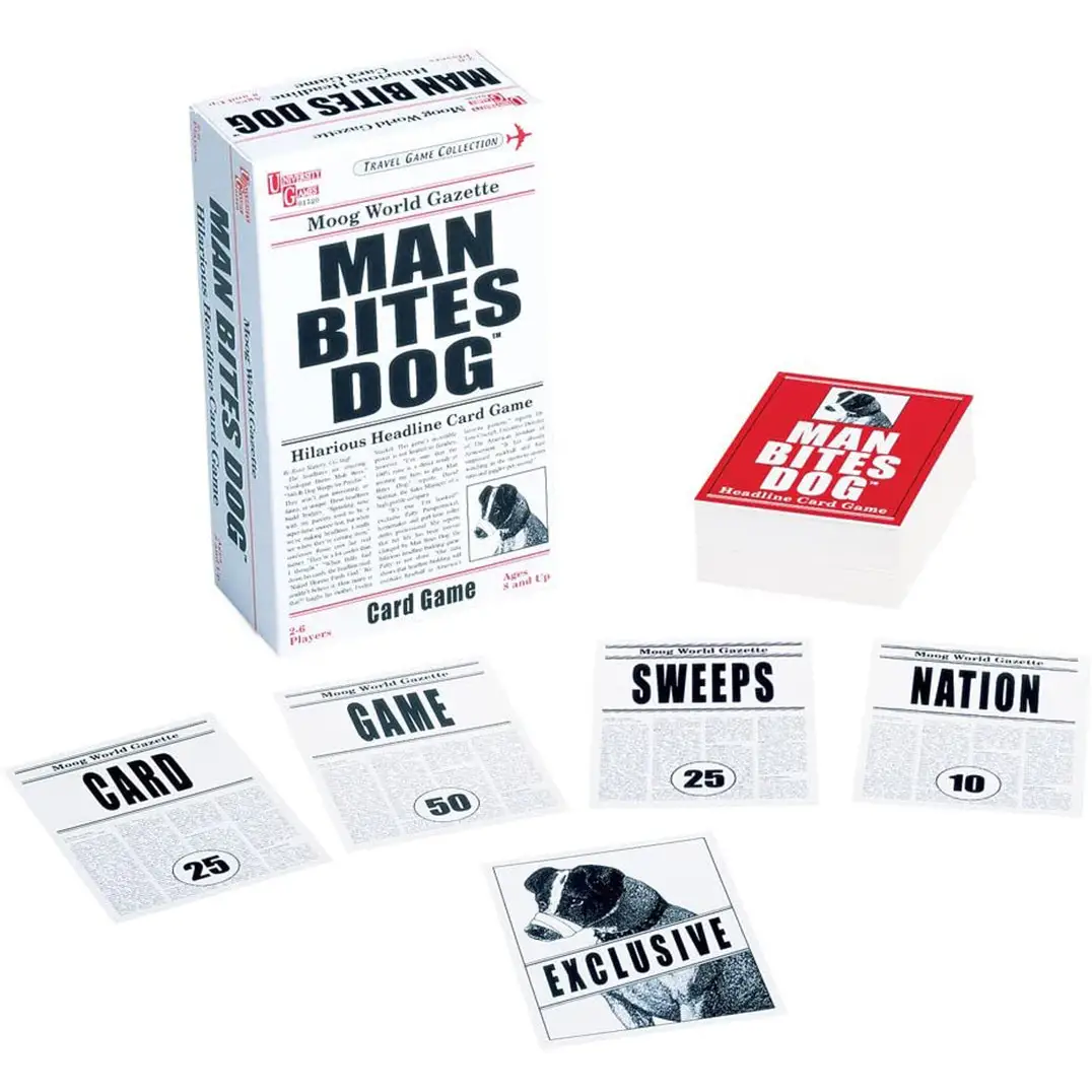 University Game Man Bites Dog Party Card Game 01520 (8 Years