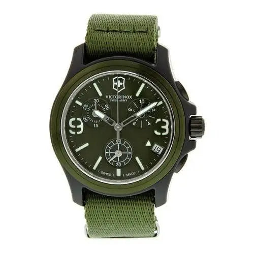 Victorinox Swiss Army Men’s Chrono Green Stainless Steel &