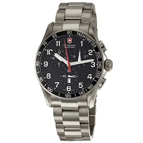 Victorinox Swiss Army Men's Chronograph Swiss Quartz Titanium