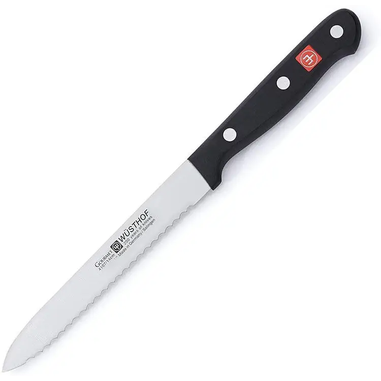 W-4107-1025046314 Wusthof Gourmet 5-Inch Serrated Utility