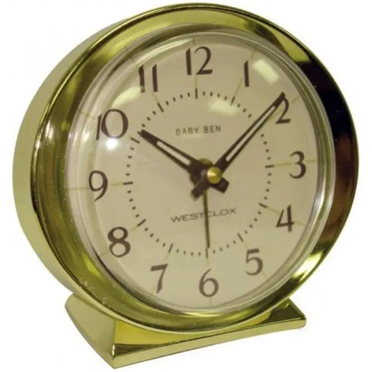 WESTCLOX 11605 Gold Baby Ben Battery Powered Alarm - Misc