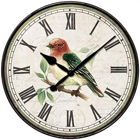 Westclox 32897BS 12-Inch Bird Wall Clock Crème - Misc