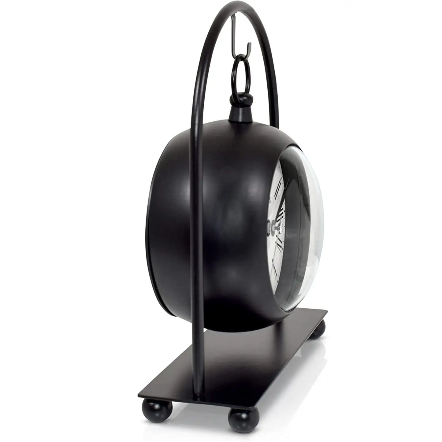 Westclox 8 Black Pocket Watch Style with Black Metal Stand