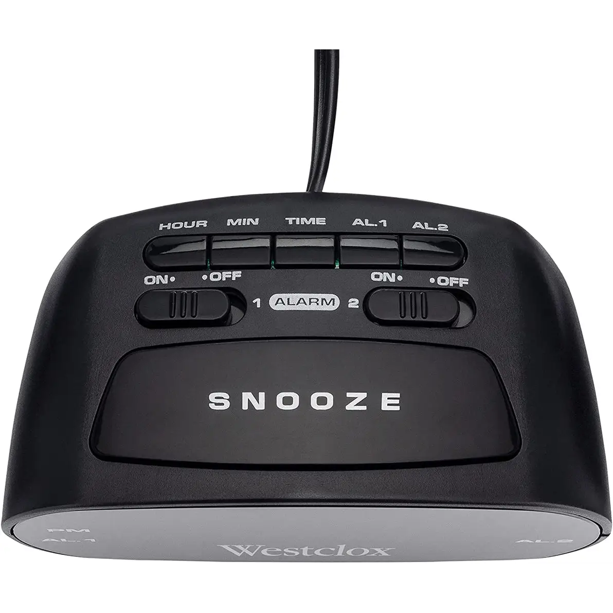 Westclox Easy to Read White Digital Display Electric Dual