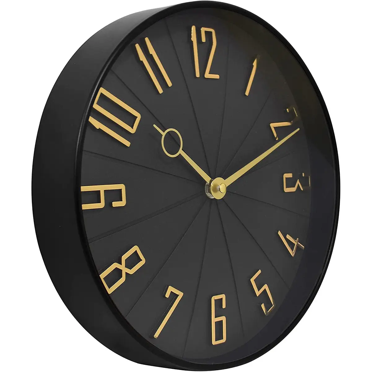 Westclox Quartz 12 Black Modern Wall Clock 32256 - Misc