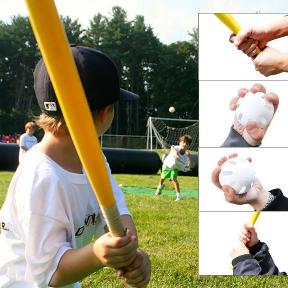 Wiffle Perforated Non Toxic 9 inch Practice Baseballs White