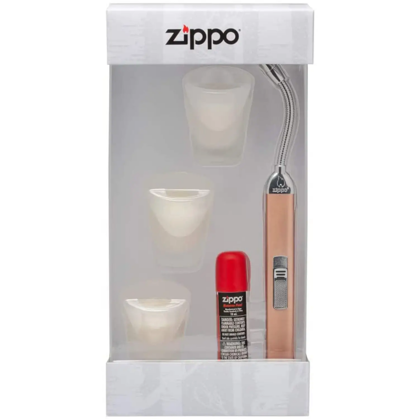 Zippo Mini Flex Neck Candle Lighter & Candle Set (Rose Gold)