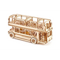 502326 Wooden City 3D Puzzle Building Mechanical London Bus