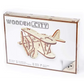 502328 Wooden City 3D Puzzle Building Mechanical Biplane