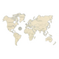 502341 Wooden City Wall Mounted World Map (32x21 inches -