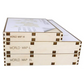 502341 Wooden City Wall Mounted World Map (32x21 inches -