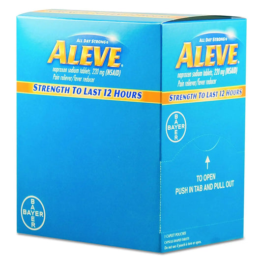 Aleve Pain Reliever/Fever Reducer Naproxen Sodium Tablets