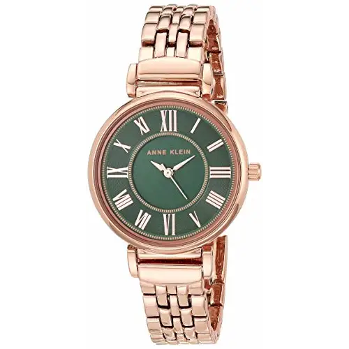 Anne Klein Women’s AK/2158GNRG Rose Gold-Tone Bracelet Watch