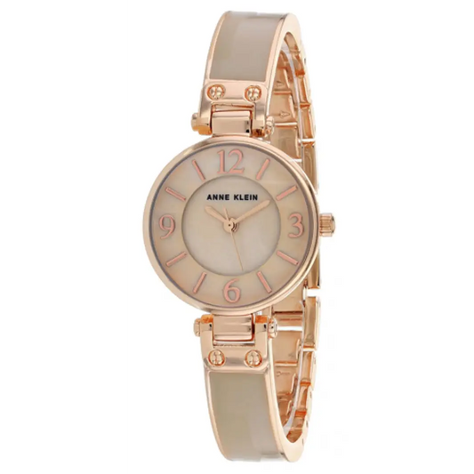 Anne Klein Women’s Quartz Stainless Steel/Grey Tort Watch