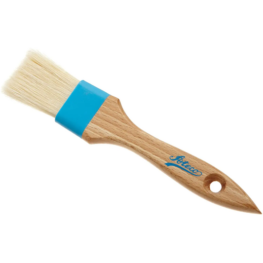 Ateco Solid Ferrule 1.5 Pastry Brush with Wood Handle 60215