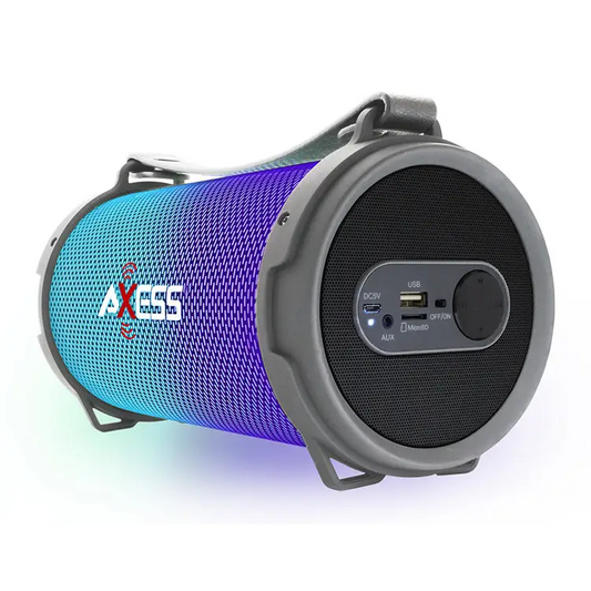 Axess Bluetooth Disco LED Lights 1.0Ch Rechargeable Speaker