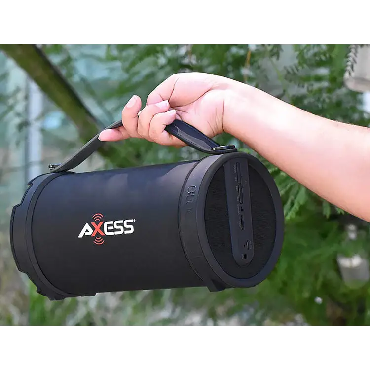 Axess Bluetooth SD Card/AUX/FM Inputs 2.1 Hi-Fi Cylinder