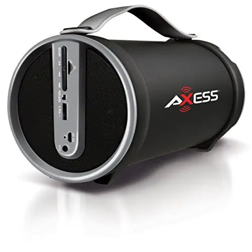 Axess Bluetooth SD Card/AUX/FM Inputs 2.1 Hi-Fi Grey