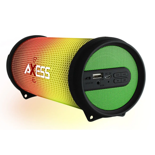 Axess Dancing LED Lights HiFi Bluetooth Rechargeable Speaker