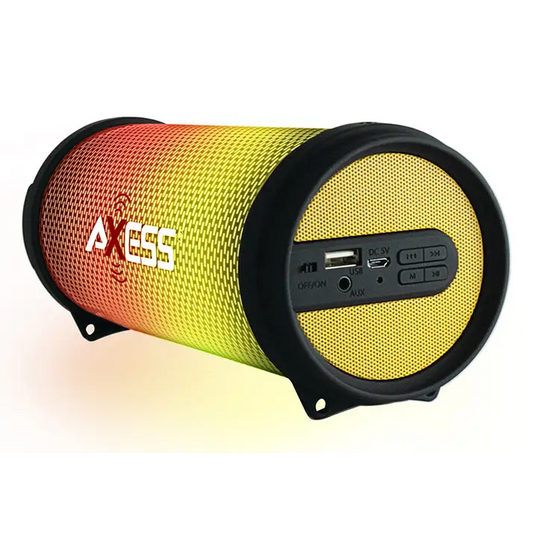 Axess Dancing LED Lights HiFi Bluetooth Rechargeable Speaker