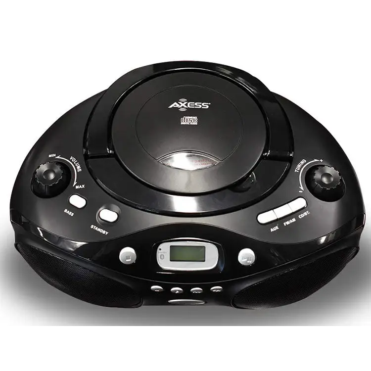 Axess Portable Thunder Blast CD Player AM/FM Bluetooth