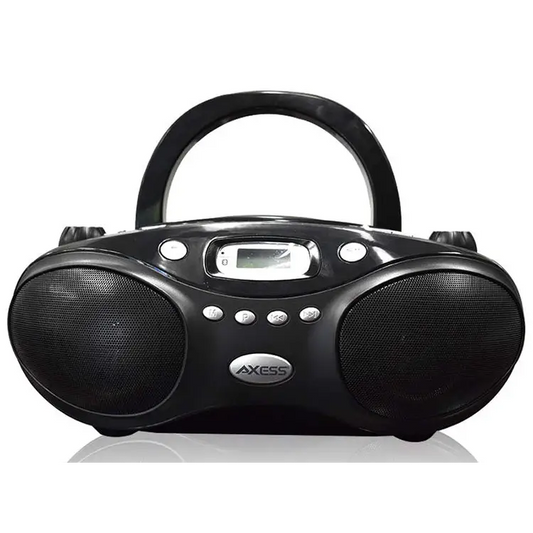 Axess Portable Thunder Blast CD Player AM/FM Bluetooth