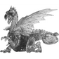 Bepuzzled Deluxe 3D Crystal Jigsaw Puzzle - Black Dragon DIY