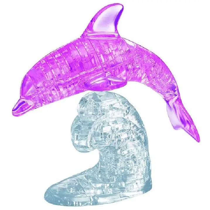 BePuzzled Deluxe 3D Crystal Jigsaw Puzzle - Dolphin Animal