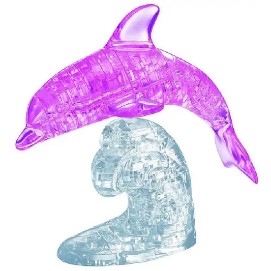 BePuzzled Deluxe 3D Crystal Jigsaw Puzzle - Dolphin Animal