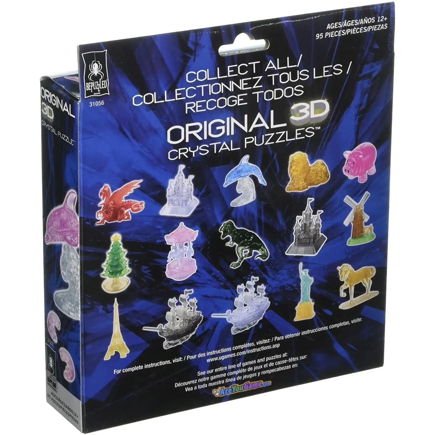 BePuzzled Deluxe 3D Crystal Jigsaw Puzzle - Dolphin Animal