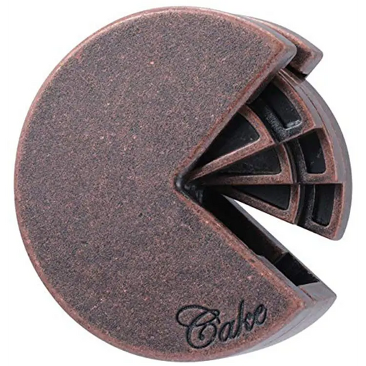 BePuzzled Hanayama Cast Metal Puzzles - Cake (Difficulty: