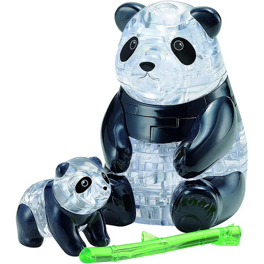 Bepuzzled Panda and Baby 3D Crystal Puzzle 31083 (Difficulty