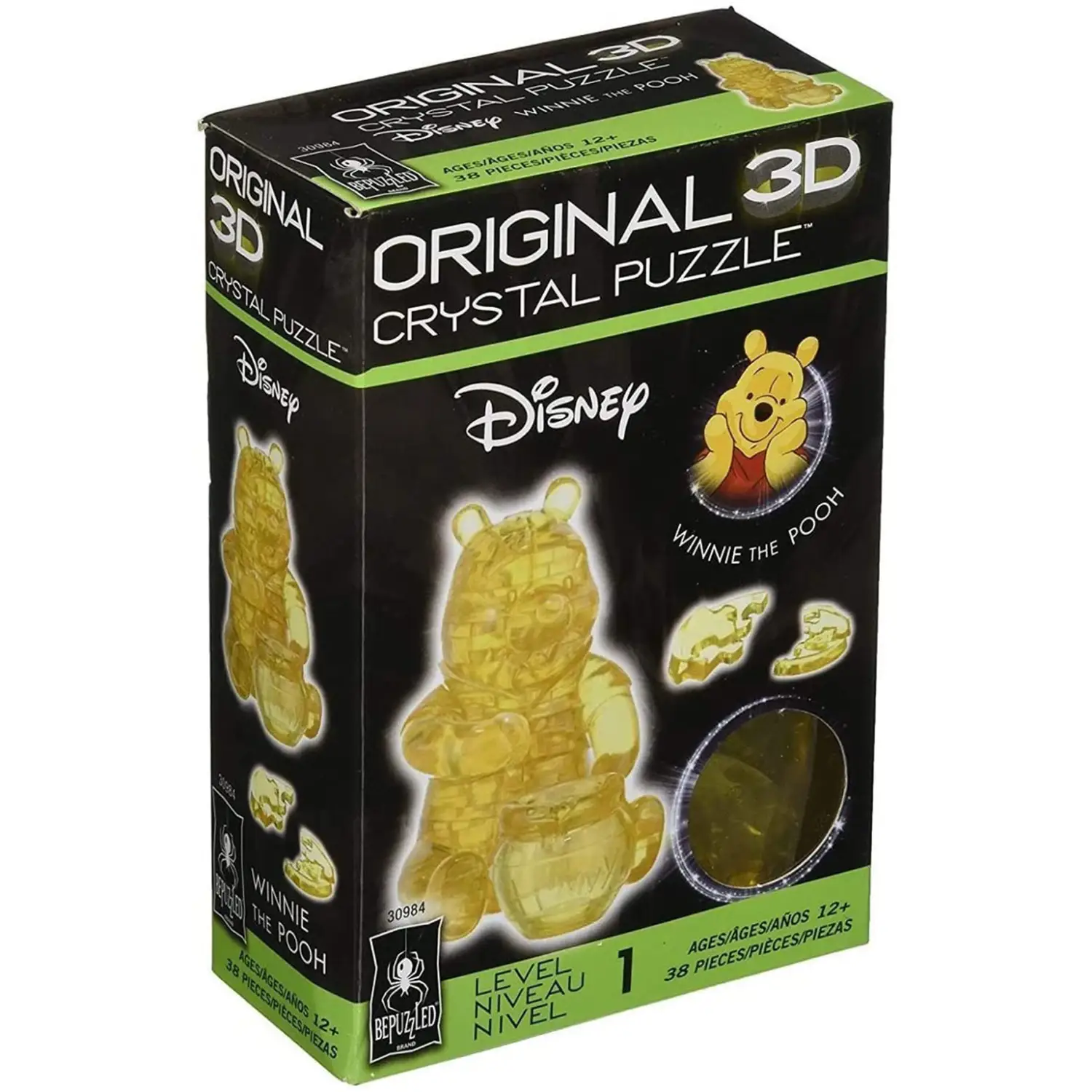 Bepuzzled Winnie the Pooh 3D Crystal Puzzle 30984 (for ages