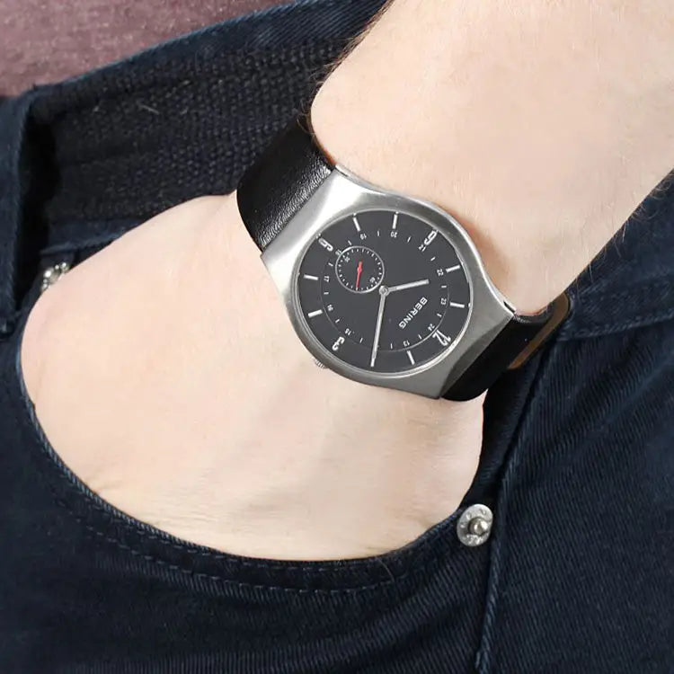 Bering Men’s Quartz Chronograph Stainless Steel/Black