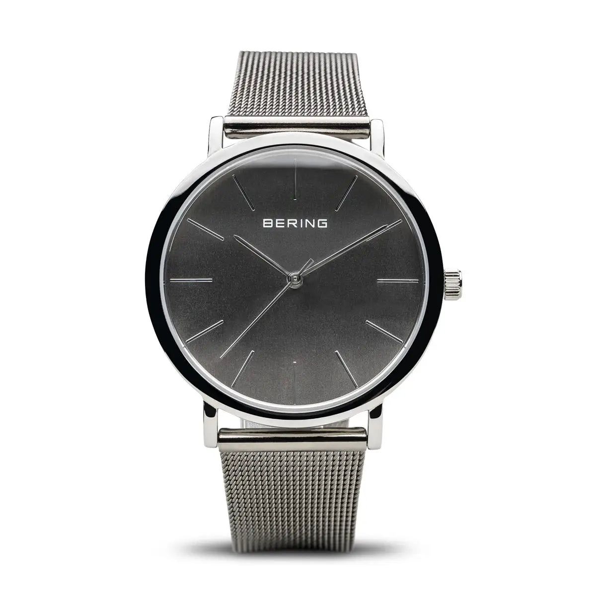 Bering Men’s Quartz Classic Polished Silver Stainless Steel