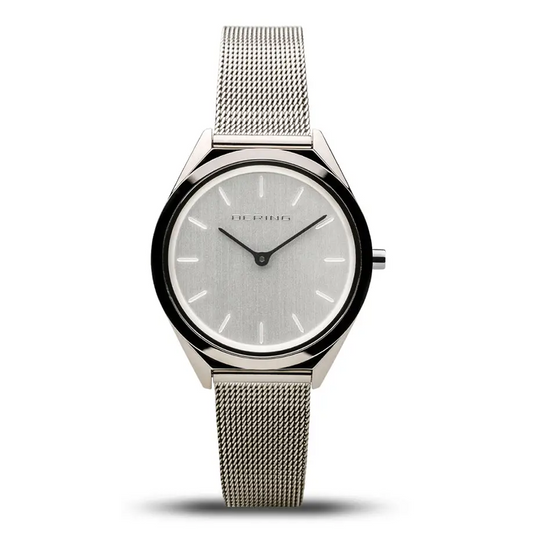 Bering Ultra Slim 4.8 Wrist Watch Analog Quartz 17031-000 -