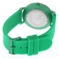 Bering Women’s Aurora Quartz Green Aluminum/Silicone Watch