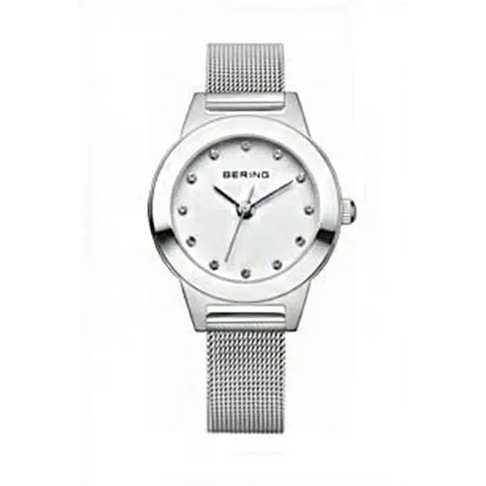 Bering Women’s Classic Crystals Silver Tone Stainless Steel