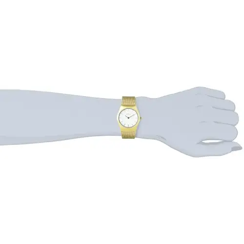Bering Women’s Classic White Dial Gold Tone Stainless Steel