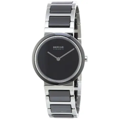 Bering Women’s Quartz Silver Tone Stainless Steel Black