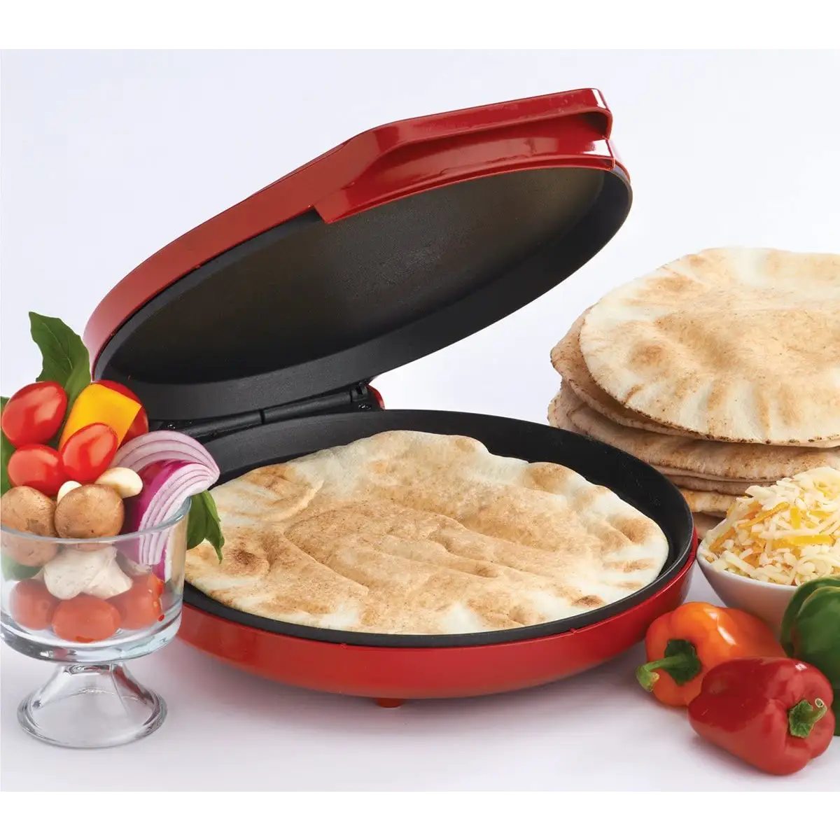 Betty Crocker 12 Nonstick Red Pizza Maker BC2958 - Misc
